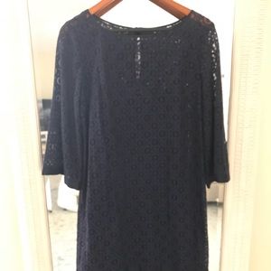 Eyelet lace A-line Laundry by Shelli Segal dress